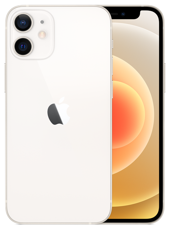 iPhone 12 mini: 64 GB - Wit (Nieuw)